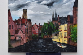 Bruges, peinture à l'huile