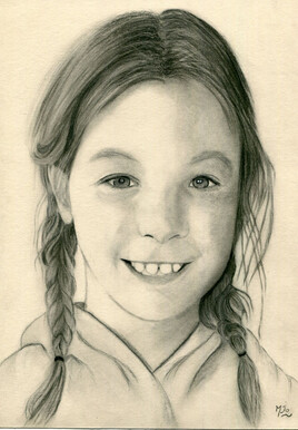 La petite fille ébouriffée