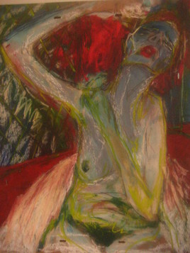 femme &agrave; la douche