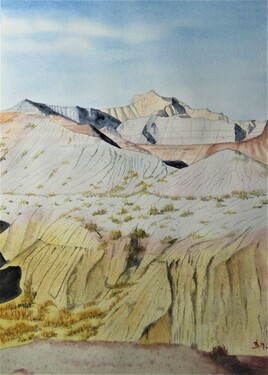 Badlands sud du Dakota