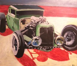 green hot rod