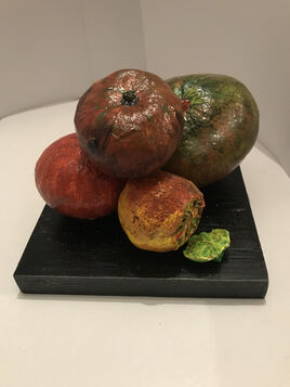 Sculpture fruits de saison