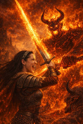 Catherine Goulet (Sexologie) en guerriere viking