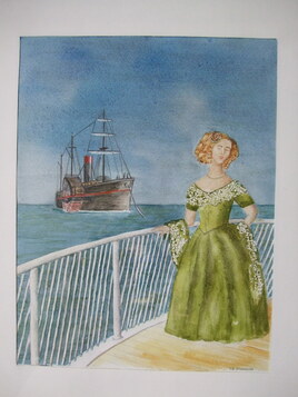 Jenny Lind part pour l'Amérique