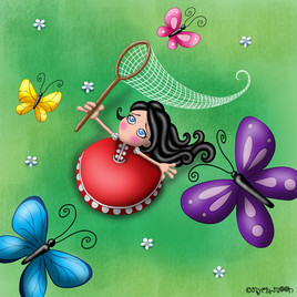 Aime-Moi et les papillons by Myria-Moon