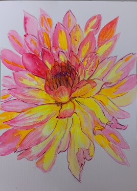 Le dahlia de Mait&eacute; 2024, sign&eacute;