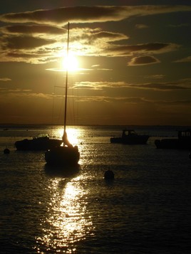 soleil breton au coucher