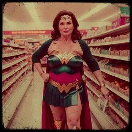 Wonder Woman au Wonder Market