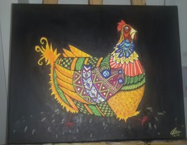 " LA POULE S'HABILLE EN ETHNIQUE "
