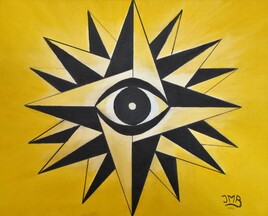 Sol'Oeil / Huile sur toile / 33 x 41 cm / Juillet 2012