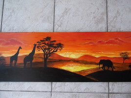 Coucher de soleil en Afrique