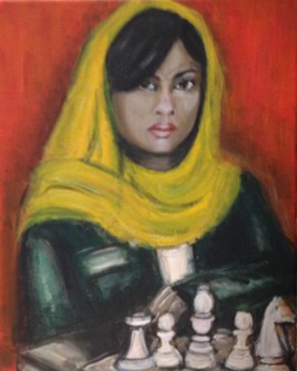 Femme aux &eacute;checs