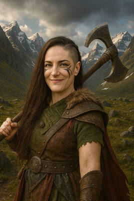 Catherine Goulet (Sexologie) en guerri&egrave;re viking