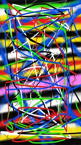 peinture abstraite / abstract painting - ref. 046 (81x130cm) peinture abstraite / abstract painting - ref. 046 (81x130cm)