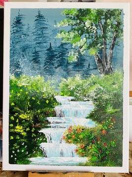 Cascade au printemps Cascade au printemps