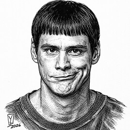Jim Carrey portrait