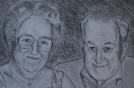 Portrait des parents d'une personne ch&egrave;re