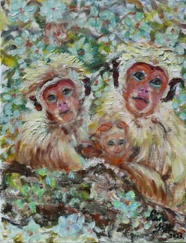 Famille de singes