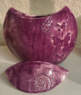 boite ou vase violet 2
