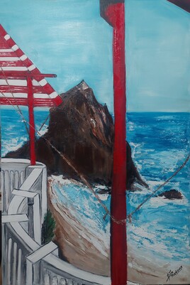 Penedo do Guincho praia de santa cruz Portugal