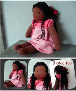 Poup&eacute;e type WALDORF