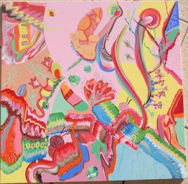 L'ange et les  fleurs