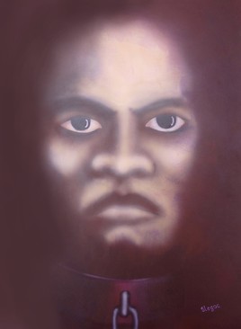 T&ecirc;te d'esclave 1 - S&eacute;rie sur la traite n&eacute;gri&egrave;re - &Icirc;le de Gor&eacute;e