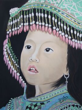 Jeune fille H Mong (Sapa Vietnam)