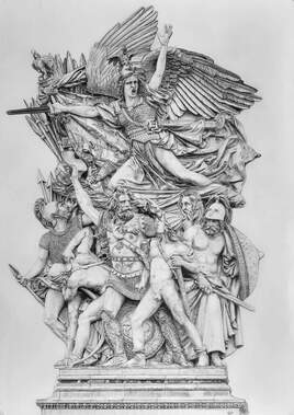 Le D&eacute;part des volontaires de 1792 d'apr&egrave;s une sculpture de Fran&ccedil;ois Rude