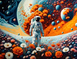 Flower Power #19 - Le cosmonaute