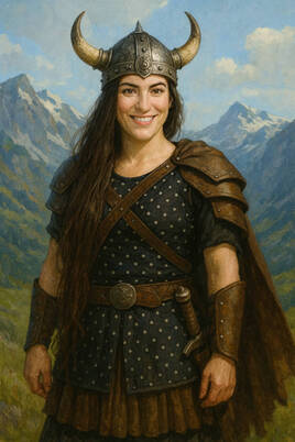 Catherine Goulet (Sexologie) en guerri&egrave;re viking