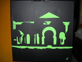 Tableau du Maroc la nuit