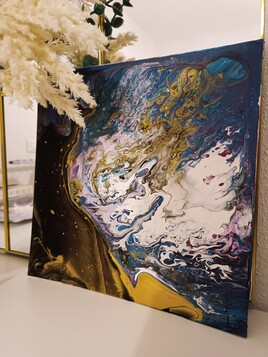 Toile splash "L'ouragan"