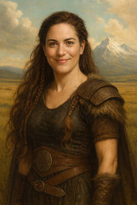 Catherine Goulet (Sexologie) en guerrière viking