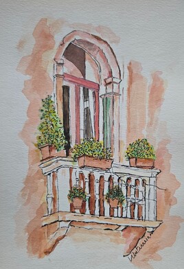 Le balcon fleuri