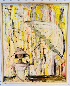 La femme &agrave; l&rsquo;ombrelle...