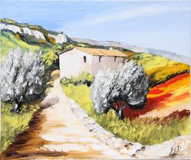 Mistral dans les oliviers