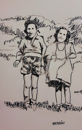 P&eacute;p&egrave;re  et m&eacute;m&egrave;re  ...