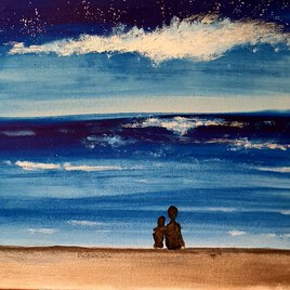 amoureux devant. la mer