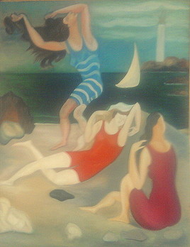 Les baigneuses,d'après Pablo Picasso