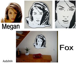 Megan fox par AUDUBOIS