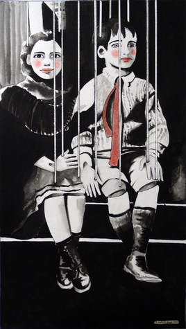 Marionnettes "deux enfants"