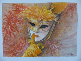 masque venise (plumes)