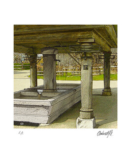 Villarvollard, la fontaine