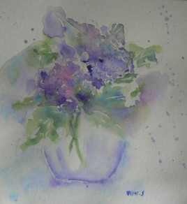 Bouquet d'hortensia