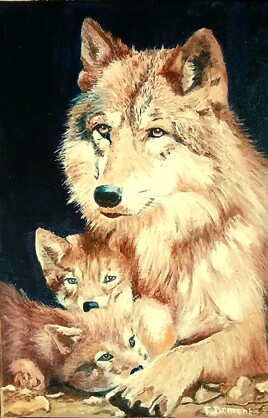 La louve et ses petits