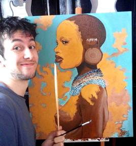 African Girl Par EFART: Elkechai Fay&ccedil;al ART