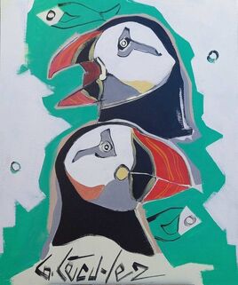 macareux breizh artiste atelier ile grande