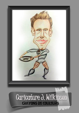 Caricature Johnny Wilkinson