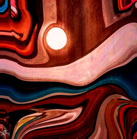 Clair de lune dans la vall&eacute;e